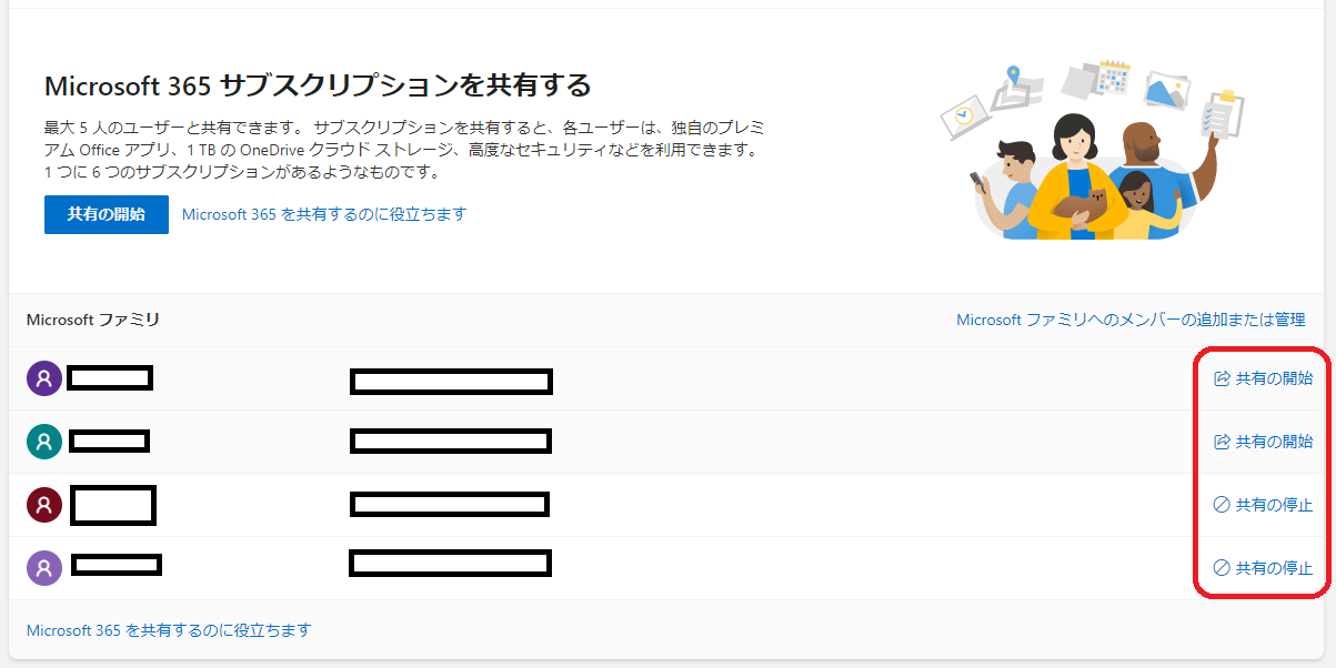 Microsoft 365 PersonalからFamilyへの切り替え（コード追加でFamilyに移行） ううら.site